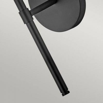 Elstead Lighting Hollis kinkiet 1x40 W biały-czarny HK-HOLLIS1-O-BK-BATH