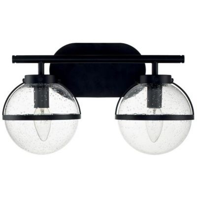 Elstead Lighting Hollis kinkiet 2x40 W czarny HK-HOLLIS2-C-BK-BATH