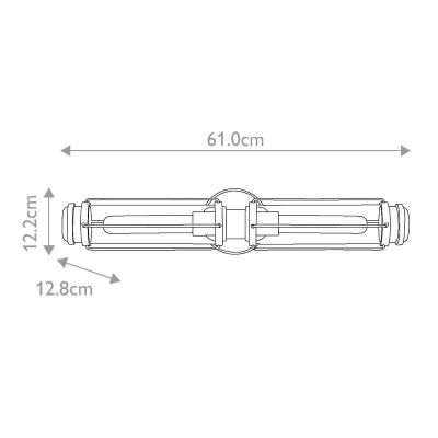 Elstead Lighting Masthead kinkiet 2x40 W mosiądz HK-MASTHEAD2-HBBK