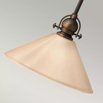Elstead Lighting Mayflower lampa wisząca 1x60 W brązowa HK-MAYFLOWER-P-B