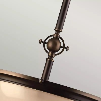 Elstead Lighting Mayflower lampa wisząca 3x60 W brązowa HK-MAYFLOWER-P-C