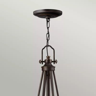 Elstead Lighting Mayflower lampa wisząca 6x60 W brązowa HK-MAYFLOWER6