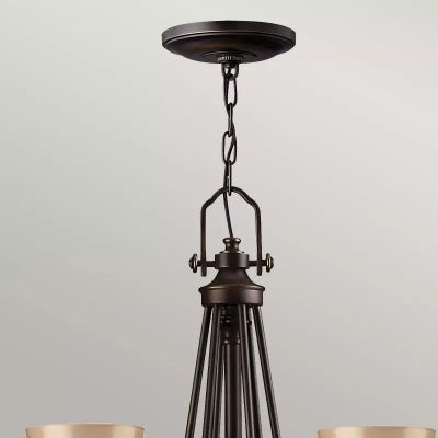 Elstead Lighting Mayflower lampa wisząca 9x60 W brązowa HK-MAYFLOWER9