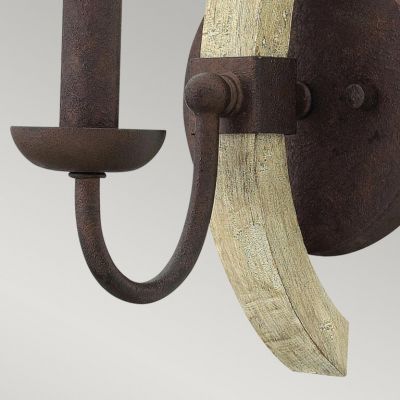 Elstead Lighting Middlefield kinkiet 1x60 W rdzawe żelazo HK-MIDDLEFIELD1