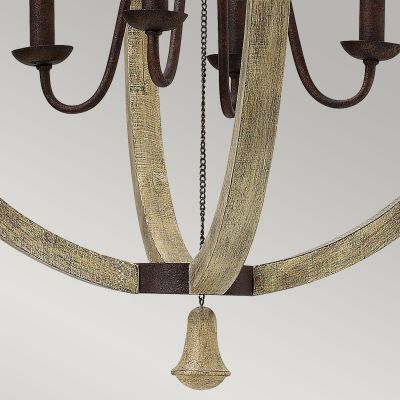 Elstead Lighting Middlefield lampa wisząca 4x60 W rdzawe żelazo HK-MIDDLEFIELDP4