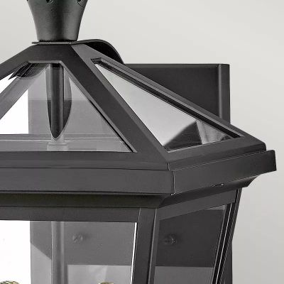 Elstead Lighting Palma kinkiet zewnętrzny 2x40 W czarny HK-PALMA-M-BK
