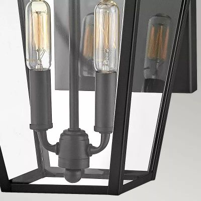 Elstead Lighting Palma kinkiet zewnętrzny 2x40 W czarny HK-PALMA-M-BK
