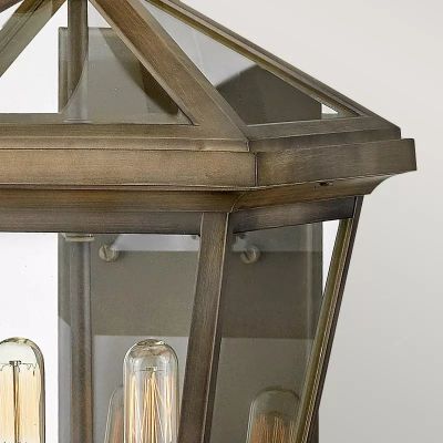 Elstead Lighting Palma kinkiet zewnętrzny 2x40 W brązowy HK-PALMA-M-BU