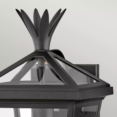 Elstead Lighting Palma kinkiet zewnętrzny 1x60 W czarny HK-PALMA-S-BK