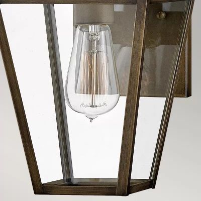 Elstead Lighting Palma kinkiet zewnętrzny 1x60 W brązowy HK-PALMA-S-BU