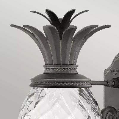 Elstead Lighting Plantation kinkiet zewnętrzny 1x40 W czarny HK-PLANTATION-M-MB