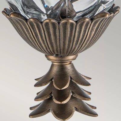 Elstead Lighting Plantation kinkiet zewnętrzny 1x40 W brązowy HK-PLANTATION-S-BU