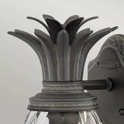 Elstead Lighting Plantation kinkiet zewnętrzny 1x40 W czarny HK-PLANTATION-S-MB
