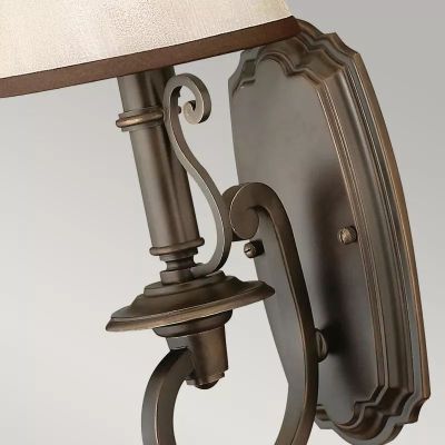 Elstead Lighting Plymouth kinkiet 1x40 W brązowy HK-PLYMOUTH1