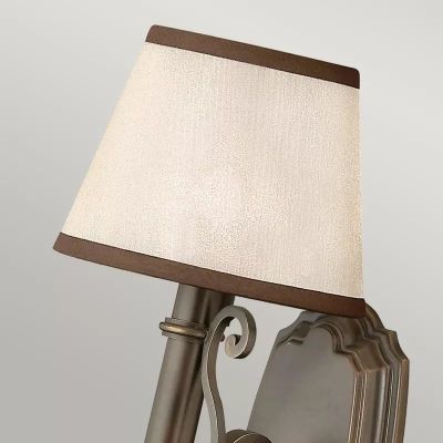Elstead Lighting Plymouth kinkiet 1x40 W brązowy HK-PLYMOUTH1