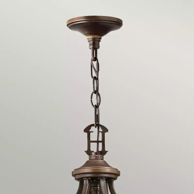 Elstead Lighting Plymouth lampa wisząca 15x40 W brązowa HK-PLYMOUTH15