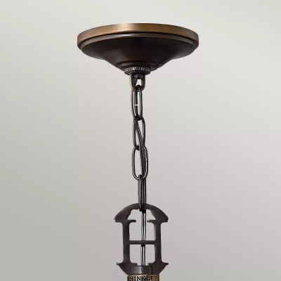 Elstead Lighting Plymouth lampa wisząca 3x40 W brązowa HK-PLYMOUTH3