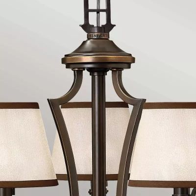 Elstead Lighting Plymouth lampa wisząca 3x40 W brązowa HK-PLYMOUTH3