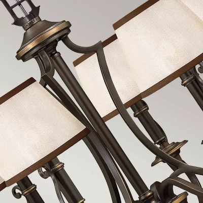 Elstead Lighting Plymouth lampa wisząca 6x40 W brązowa HK-PLYMOUTH6