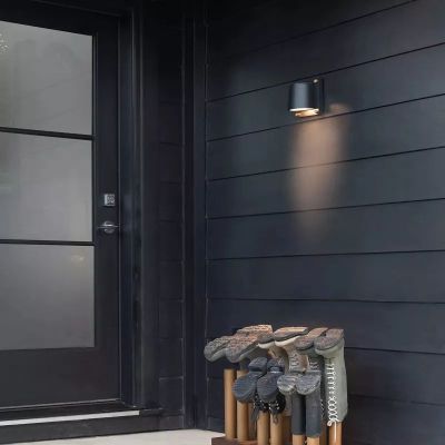 Elstead Lighting Scout kinkiet zewnętrzny 1x8 W czarny HK-SCOUT-BK