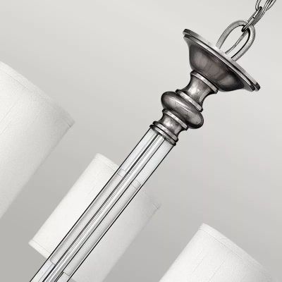 Elstead Lighting Sussex lampa wisząca 5x40 W nikiel HK-SUSSEX5