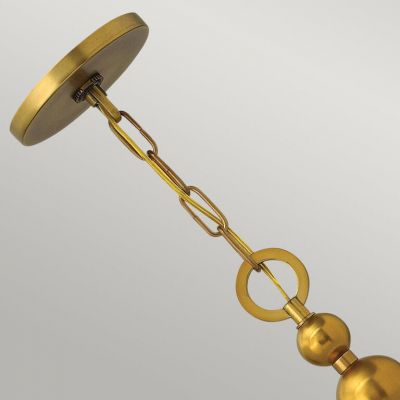 Elstead Lighting Zelda lampa wisząca 3x60 W vintage mosiądz HK-ZELDA-P-B-VS