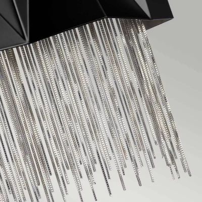 Elstead Lighting Zuma kinkiet 3x9 W czarny-srebrny HK-ZUMA-3W-SBS