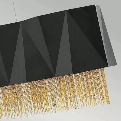 Elstead Lighting Zuma lampa wisząca 6x60 W czarna/złota HK-ZUMA-ISLE-SBG