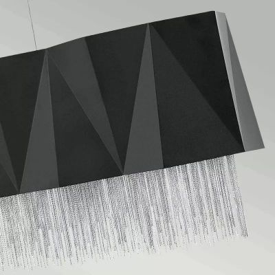 Elstead Lighting Zuma lampa wisząca 6x60 W czarna/srebrna HK-ZUMA-ISLE-SBS
