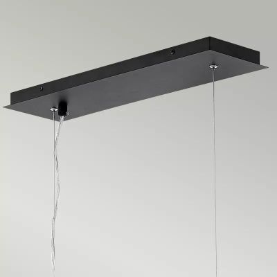Elstead Lighting Zuma lampa wisząca 6x60 W czarna/srebrna HK-ZUMA-ISLE-SBS