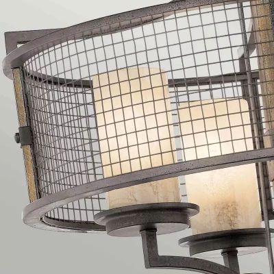Elstead Lighting Ahrendale lampa wisząca 4x60 W brązowa KL-AHRENDALE4