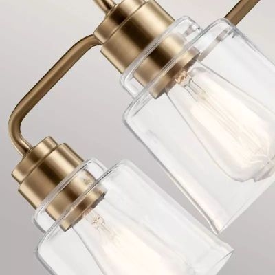 Elstead Lighting Aivian lampa wisząca 5x60 W mosiądz KL-AIVIAN5-WBR