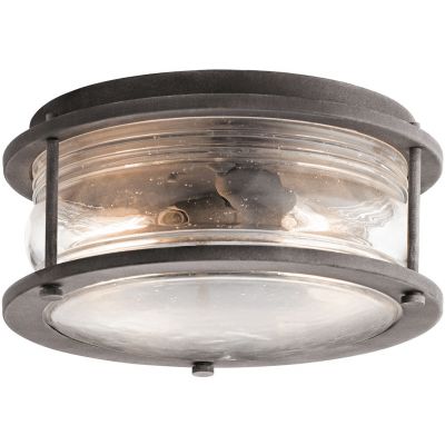 Elstead Lighting Ashland Bay plafon zewnętrzny 1x60 W postarzany cynk KL-ASHLANDBAY-F