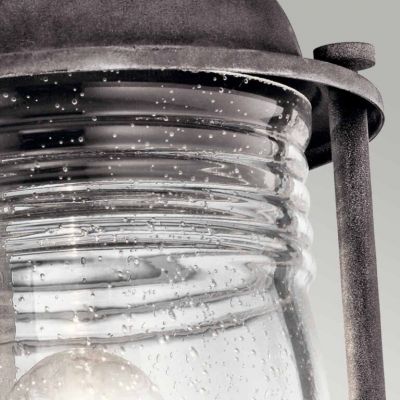 Elstead Lighting Ashland Bay lampa stojąca zewnętrzna 1x60 W postarzany cynk KL-ASHLANDBAY3-M