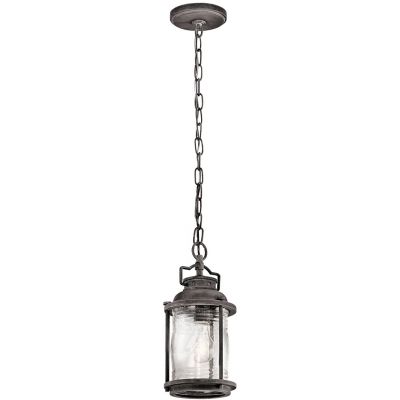 Elstead Lighting Ashland Bay lampa wisząca 1x60 W postarzany cynk KL-ASHLANDBAY8-S