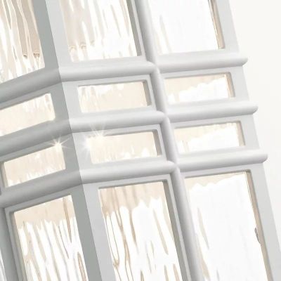 Elstead Lighting Beacon Square kinkiet zewnętrzny 1x60 W biały KL-BEACON-SQUARE-M-WHT
