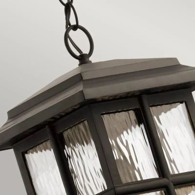 Elstead Lighting Beacon Square lampa wisząca zewnętrzna 1x60 W brązowa KL-BEACON-SQUARE8-OZ