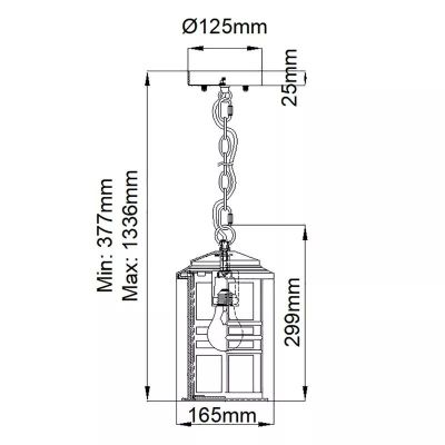 Elstead Lighting Beacon Square lampa wisząca 1x60 W biała KL-BEACON-SQUARE8-WHT