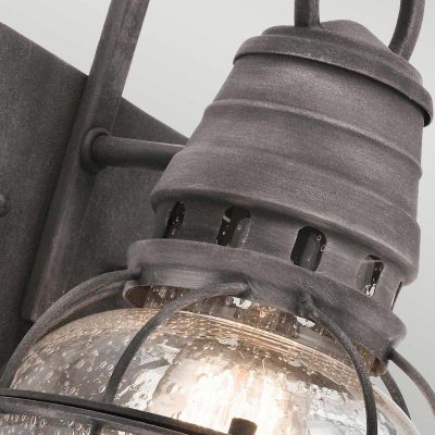 Elstead Lighting Bridge Point kinkiet zewnętrzny 1x60 W postarzany cynk KL-BRIDGEPOINT-S