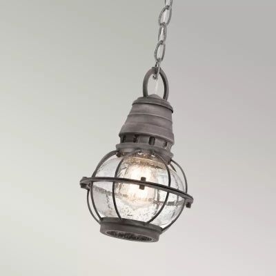 Elstead Lighting Beacon Square lampa wisząca zewnętrzna 1x60 W postarzany cynk KL-BRIDGEPOINT8S