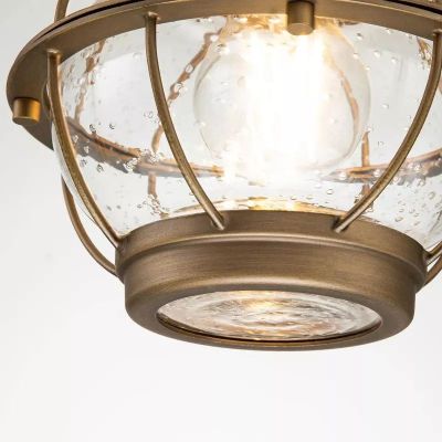 Elstead Lighting Beacon Square lampa wisząca 1x60 W mosiądz KL-BRIDGEPOINT8S-NBR