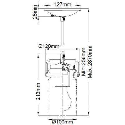 Elstead Lighting Brinley lampa wisząca 1x60 W szczotkowany mosiądz KL-BRINLEY-MP-BB