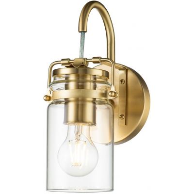 Elstead Lighting Brinley kinkiet 1x60 W szczotkowany mosiądz KL-BRINLEY1-BB