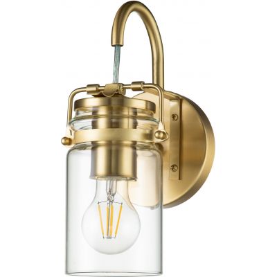 Elstead Lighting Brinley kinkiet 1x60 W szczotkowany mosiądz KL-BRINLEY1-BB