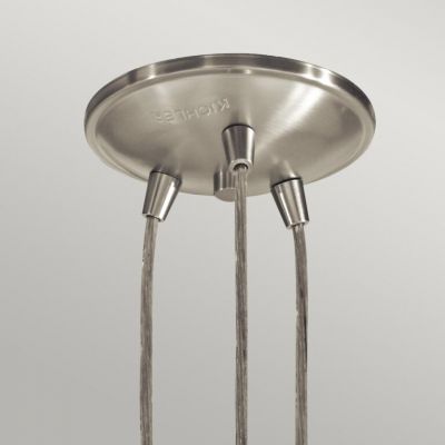 Elstead Lighting Brinley lampa wisząca 3x60 W szczotkowany nikiel KL-BRINLEY3-NI