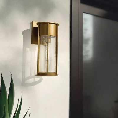 Elstead Lighting Camillo kinkiet zewnętrzny 1x60 W mosiądz KL-CAMILLO-M-PNBR