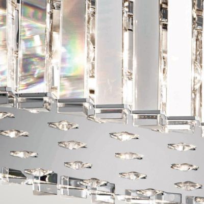 Elstead Lighting Crystal Skye lampa wisząca 12x3 W chrom KL-CRYSTAL-SKYE-I-L