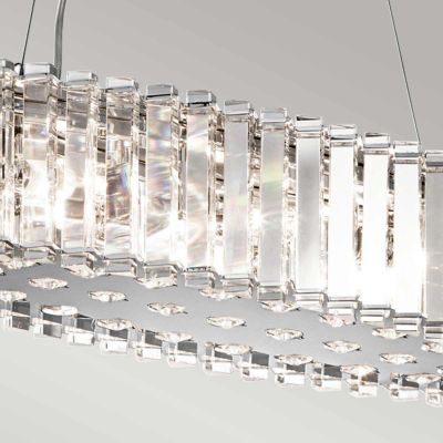 Elstead Lighting Crystal Skye lampa wisząca 8x3 W chrom KL-CRYSTAL-SKYE-ISLE
