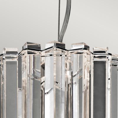 Elstead Lighting Crystal Skye lampa wisząca 2x3 W chrom KL-CRYSTAL-SKYE-MP