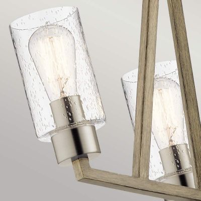 Elstead Lighting Deryn lampa wisząca 3x60 W szary/popielaty KL-DERYN3-DAG